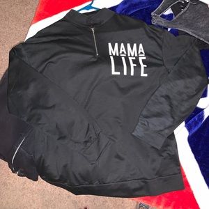 Mama Life 1/4 zip jacket